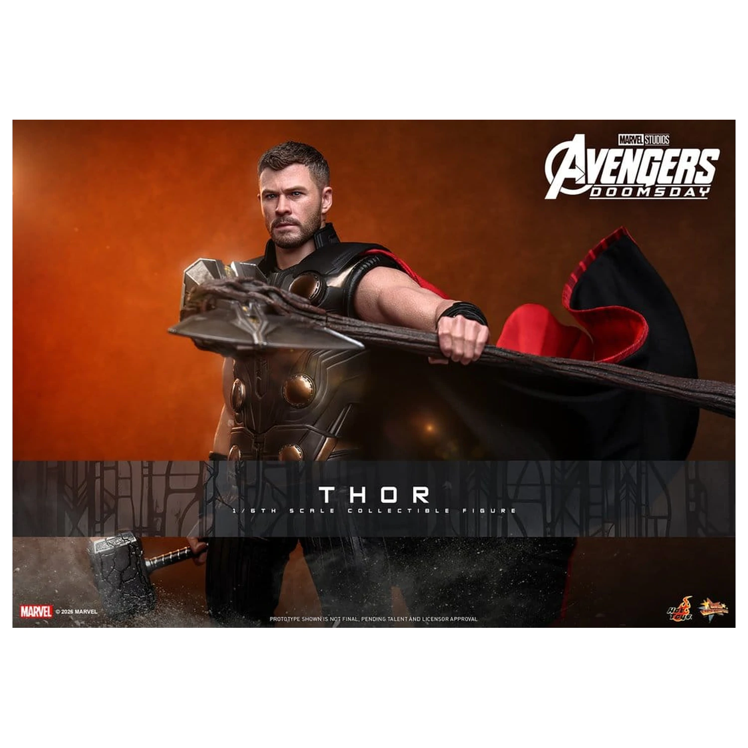 Avengers: Doomsday Movie Masterpiece figurka akcji 1/6 Thor 32 cm zdjęcie produktu