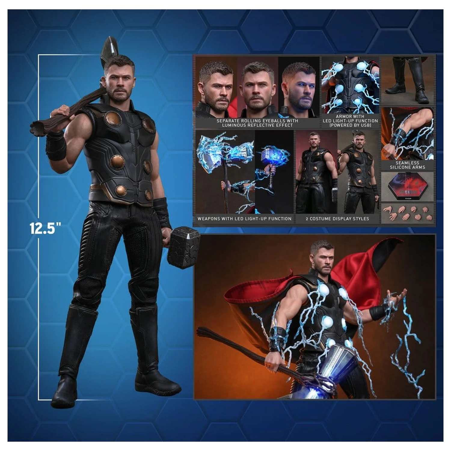 Avengers: Doomsday Movie Masterpiece figurka akcji 1/6 Thor 32 cm zdjęcie produktu