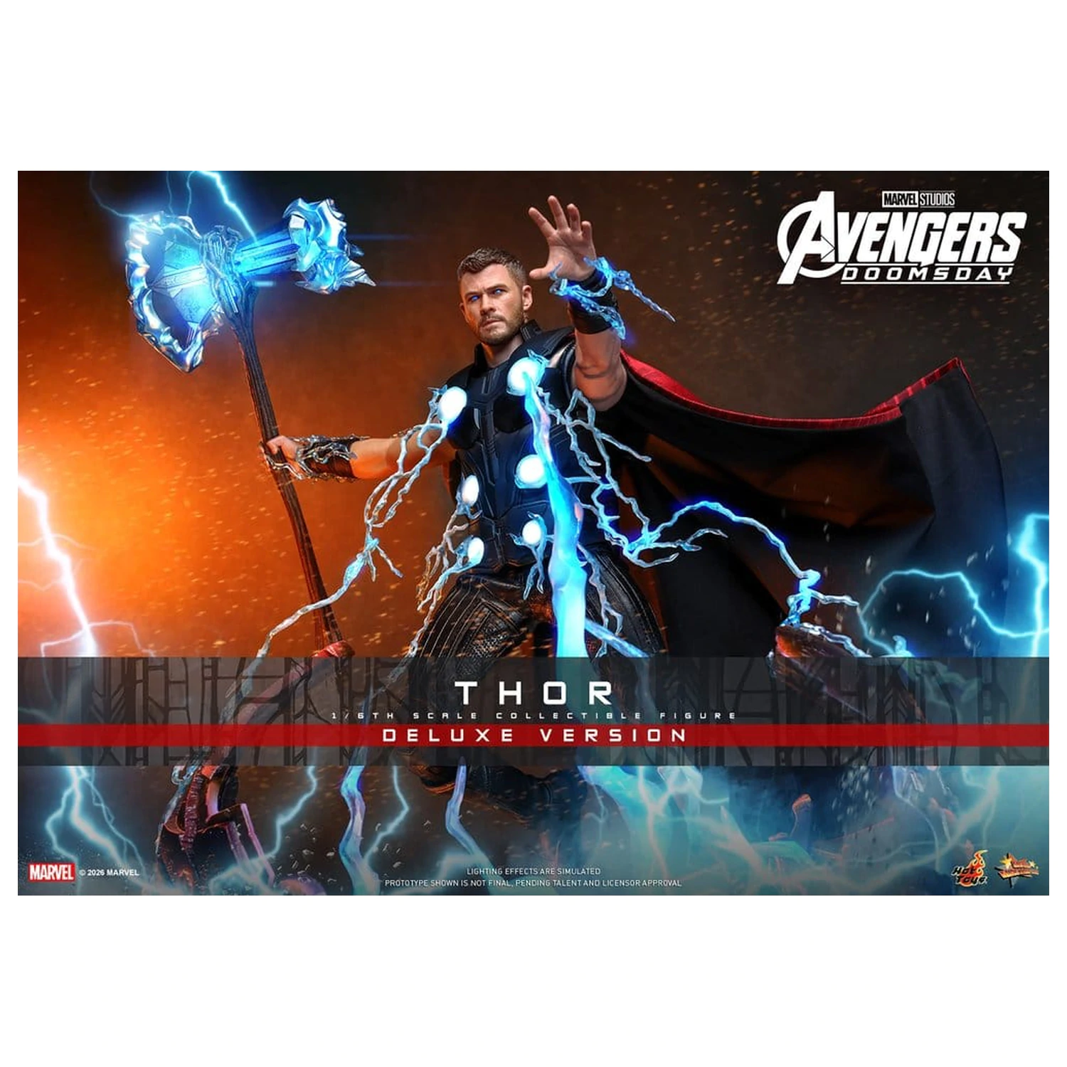 Avengers: Doomsday Movie Masterpiece figurka akcji 1/6 Thor (Deluxe Version) 32 cm zdjęcie produktu