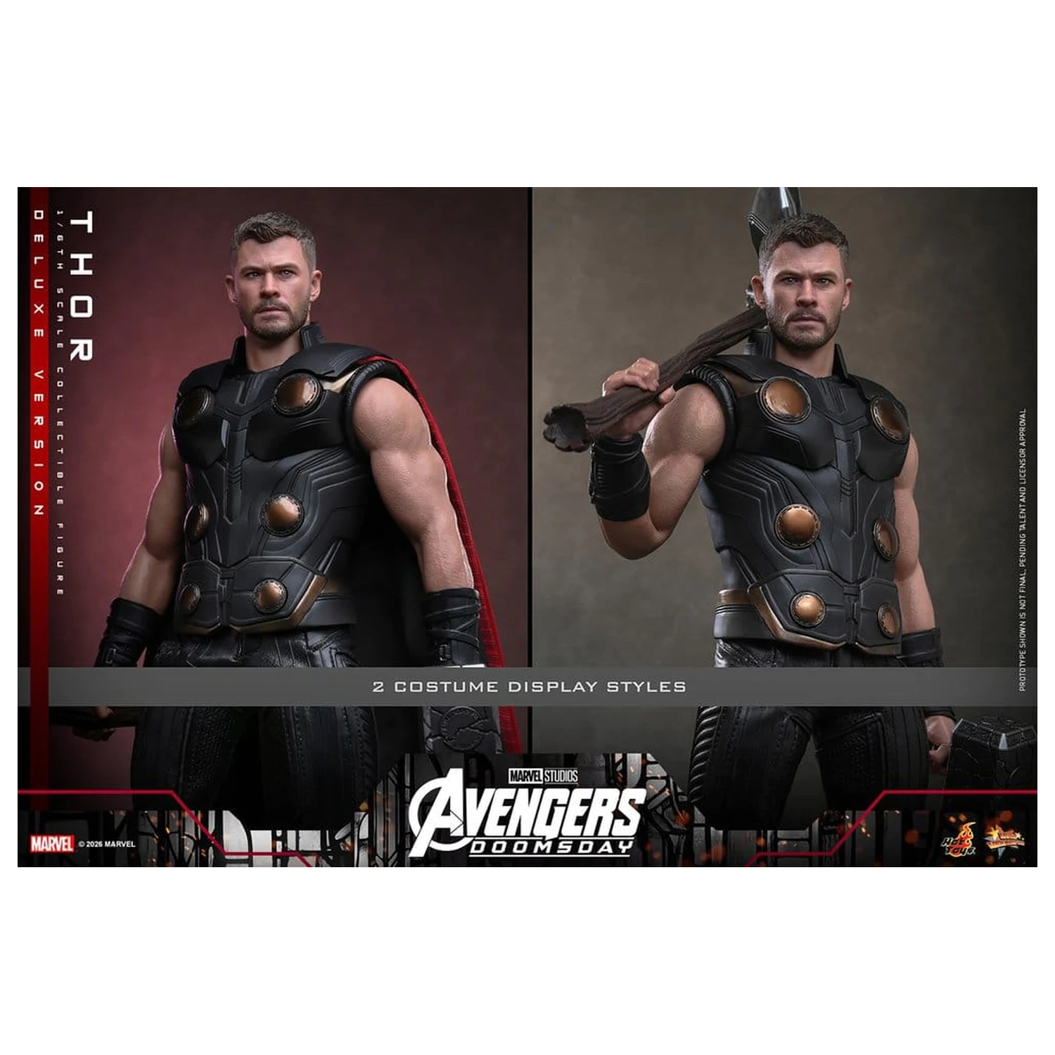 Avengers: Doomsday Movie Masterpiece figurka akcji 1/6 Thor (Deluxe Version) 32 cm zdjęcie produktu