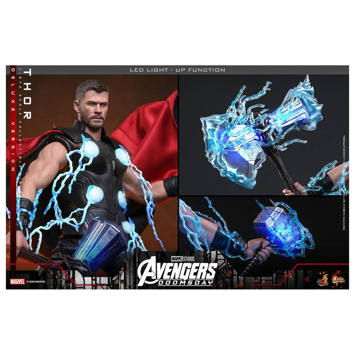 Avengers: Doomsday Movie Masterpiece figurka akcji 1/6 Thor (Deluxe Version) 32 cm zdjęcie produktu