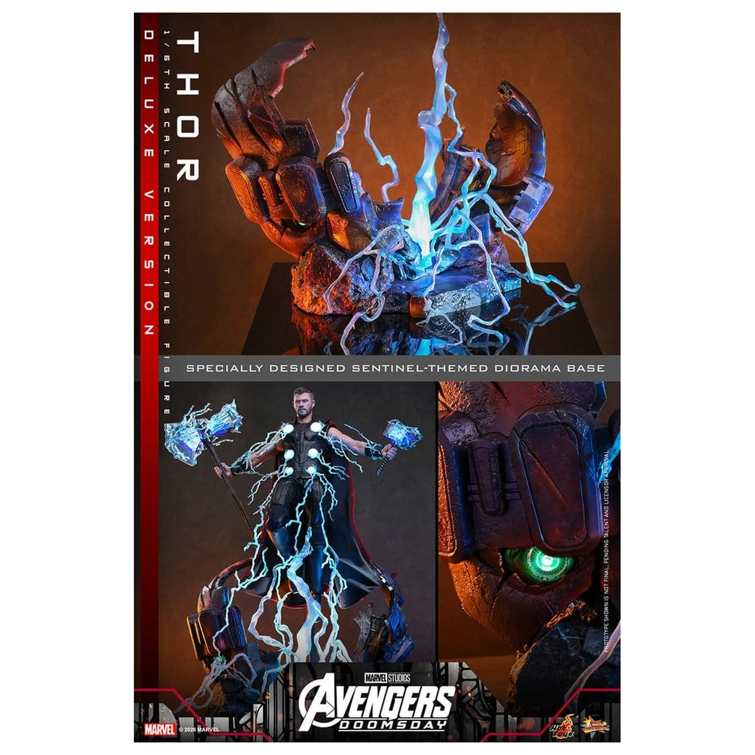 Avengers: Doomsday Movie Masterpiece figurka akcji 1/6 Thor (Deluxe Version) 32 cm zdjęcie produktu