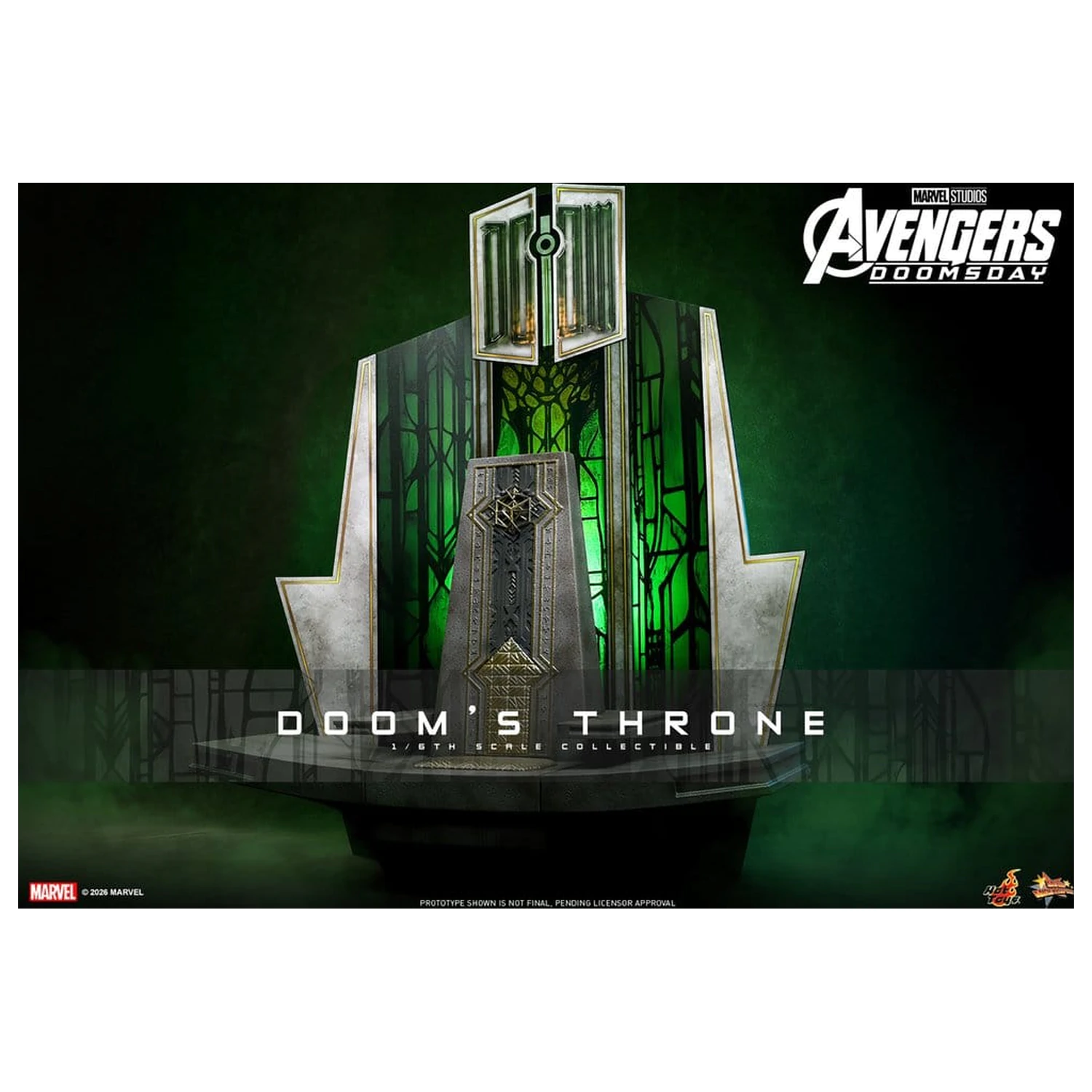 Avengers: Doomsday Movie Masterpiece figurka akcji Akcesorium 1/6 Doom's Throne 33 cm zdjęcie produktu