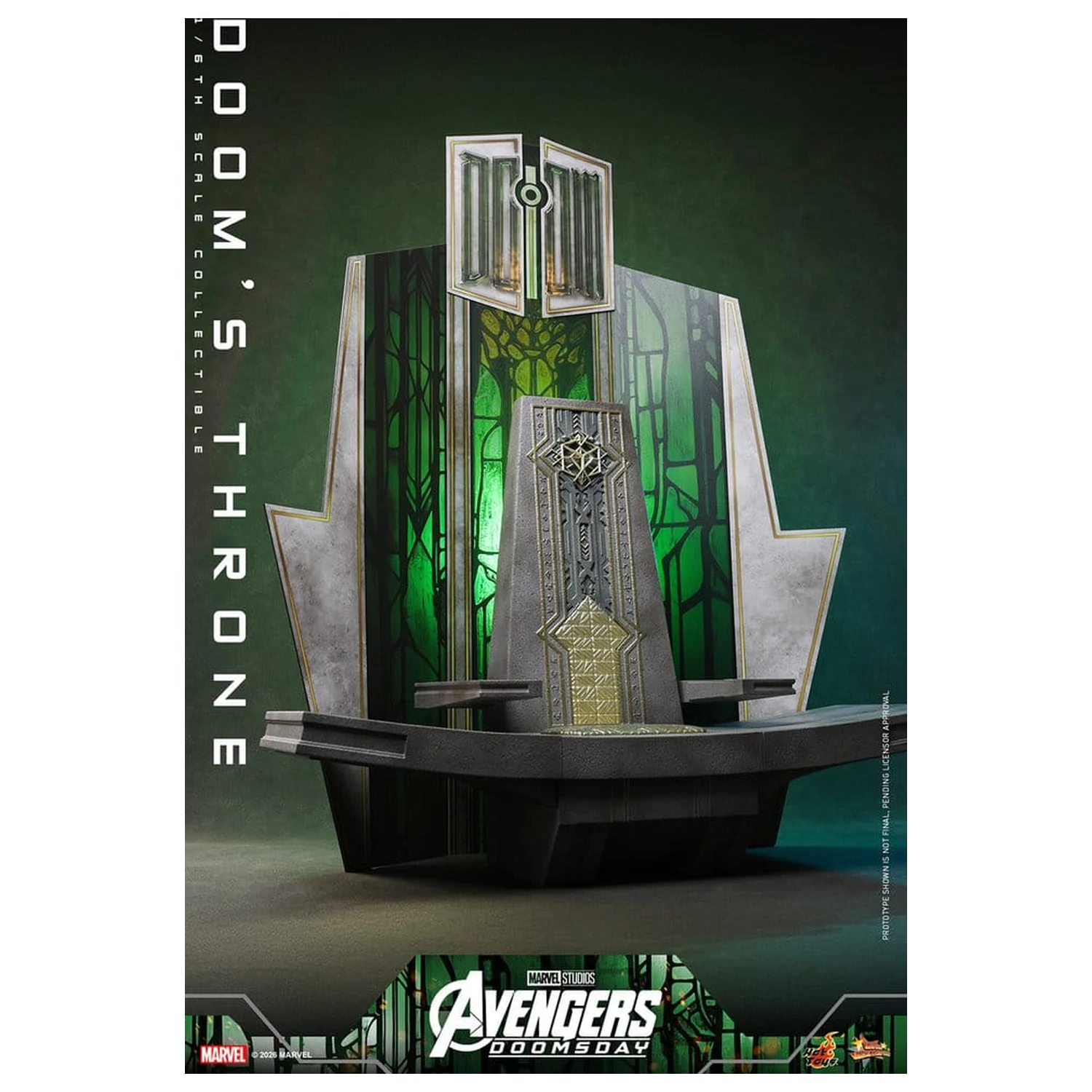 Avengers: Doomsday Movie Masterpiece figurka akcji Akcesorium 1/6 Doom's Throne 33 cm zdjęcie produktu
