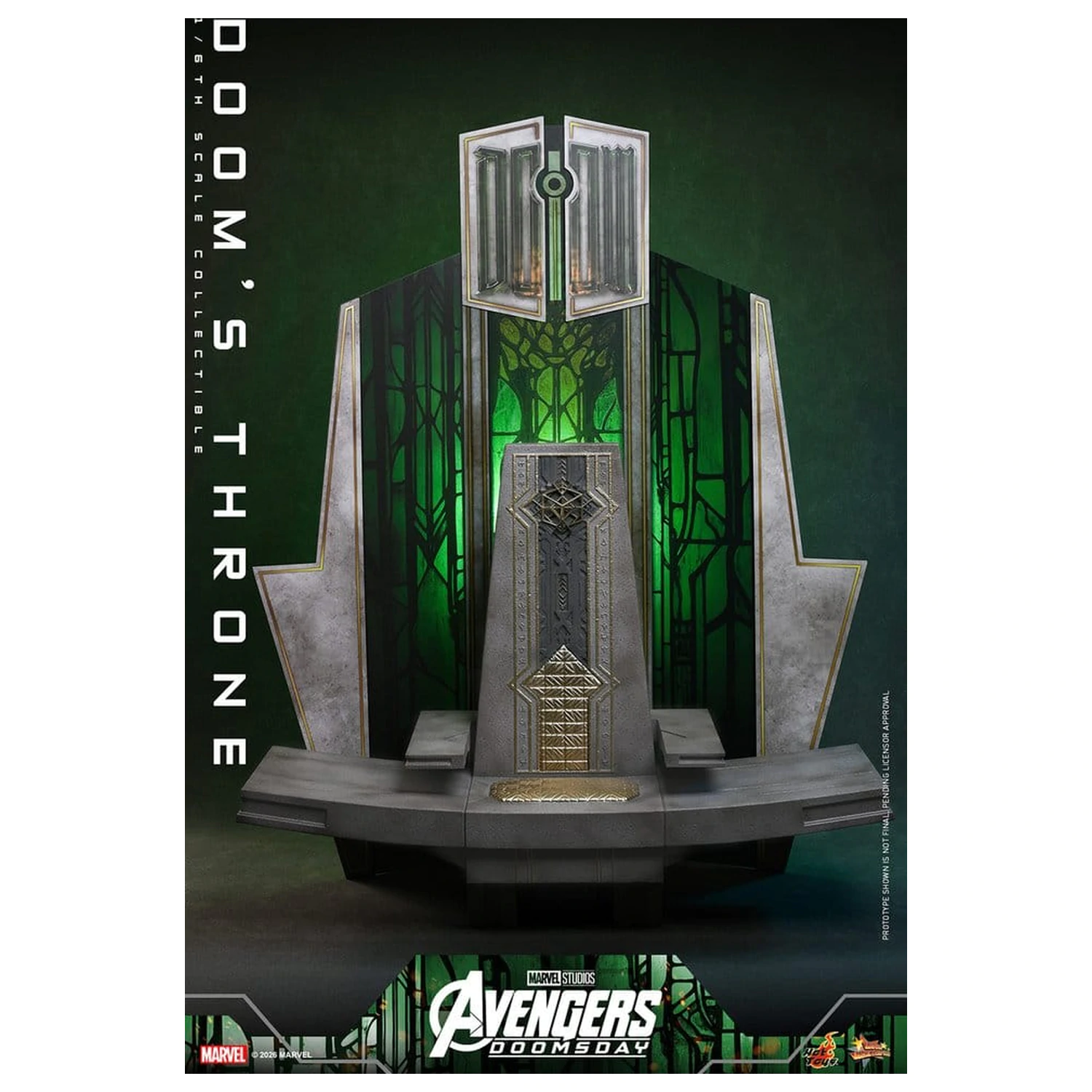 Avengers: Doomsday Movie Masterpiece figurka akcji Akcesorium 1/6 Doom's Throne 33 cm zdjęcie produktu