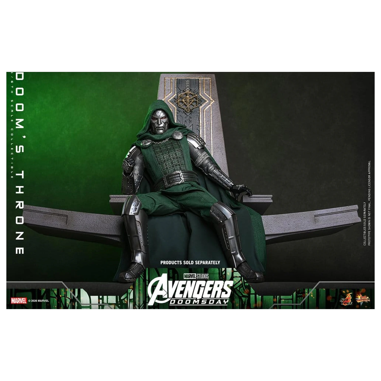 Avengers: Doomsday Movie Masterpiece figurka akcji Akcesorium 1/6 Doom's Throne 33 cm zdjęcie produktu