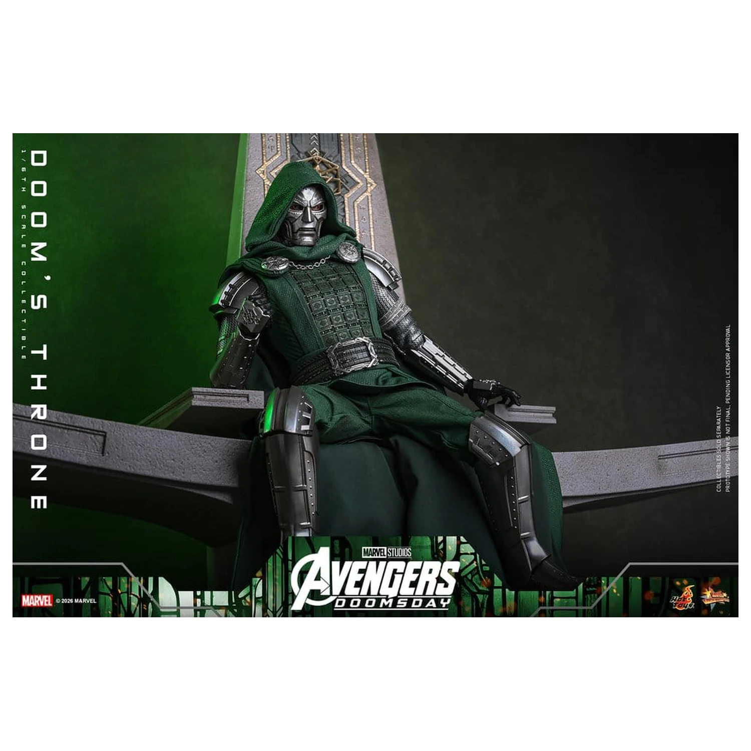 Avengers: Doomsday Movie Masterpiece figurka akcji Akcesorium 1/6 Doom's Throne 33 cm zdjęcie produktu