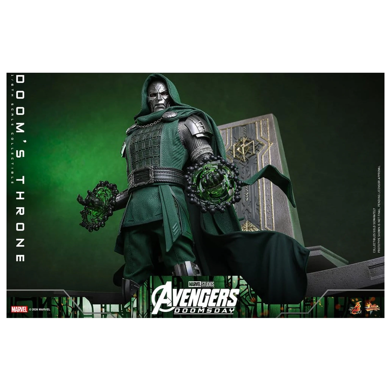 Avengers: Doomsday Movie Masterpiece figurka akcji Akcesorium 1/6 Doom's Throne 33 cm zdjęcie produktu