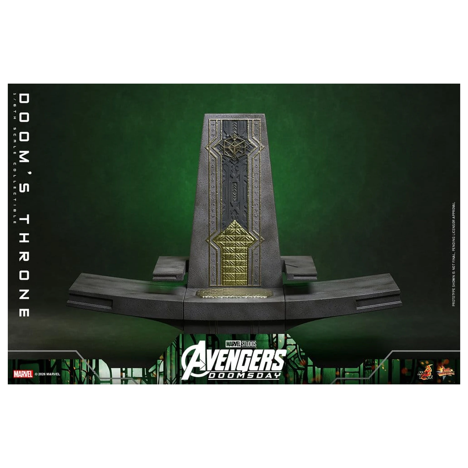 Avengers: Doomsday Movie Masterpiece figurka akcji Akcesorium 1/6 Doom's Throne 33 cm zdjęcie produktu