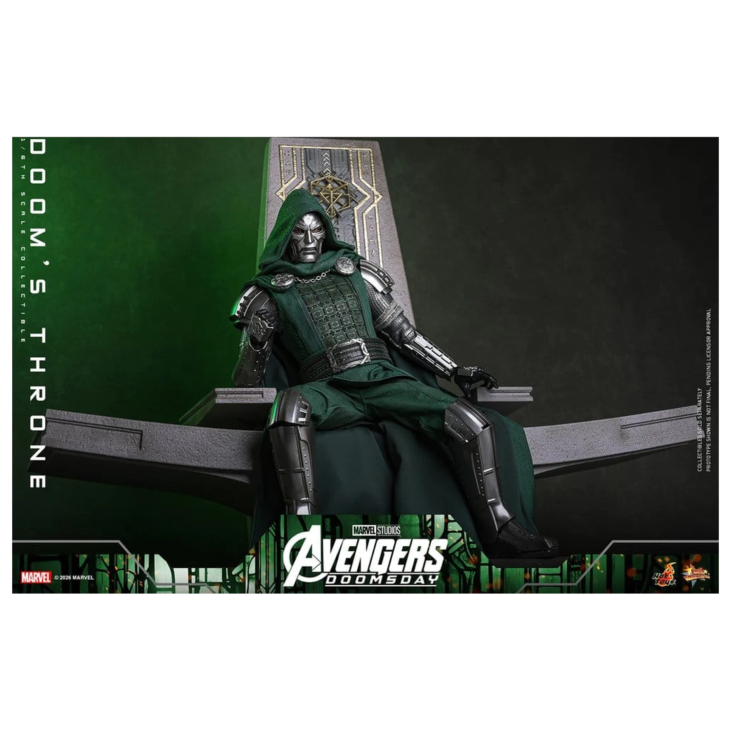 Avengers: Doomsday Movie Masterpiece figurka akcji Akcesorium 1/6 Doom's Throne 33 cm zdjęcie produktu