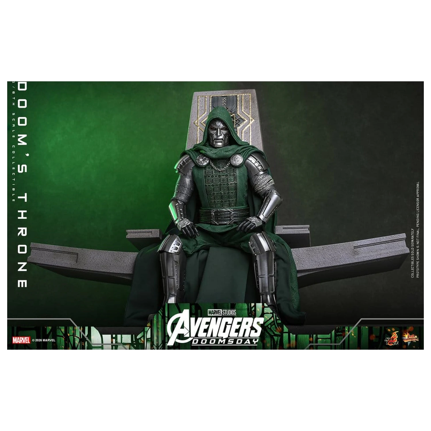 Avengers: Doomsday Movie Masterpiece figurka akcji Akcesorium 1/6 Doom's Throne 33 cm zdjęcie produktu