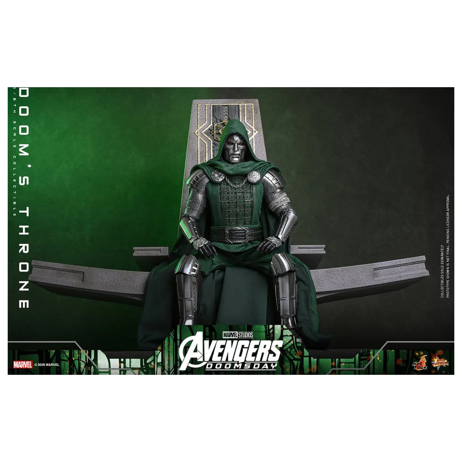 Avengers: Doomsday Movie Masterpiece figurka akcji Akcesorium 1/6 Doom's Throne 33 cm zdjęcie produktu