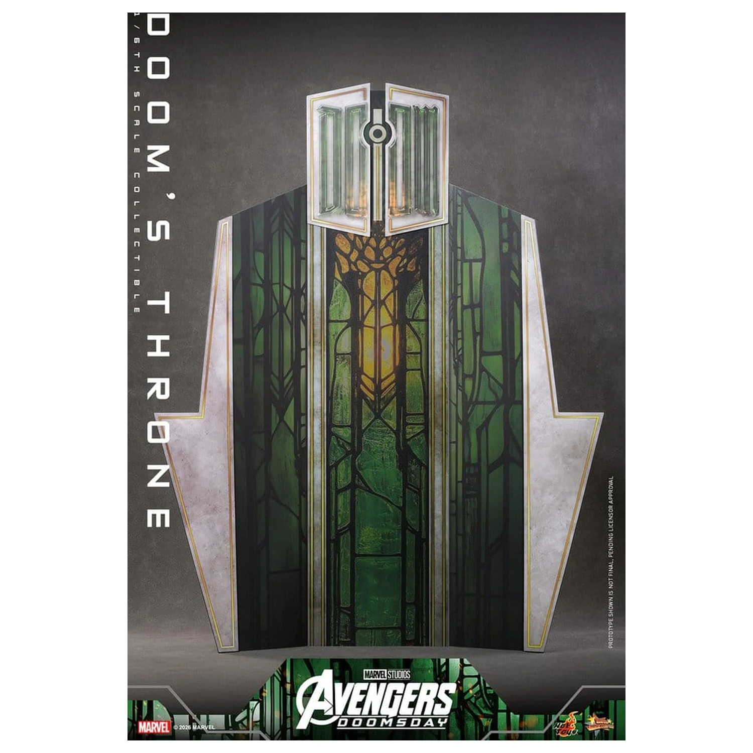 Avengers: Doomsday Movie Masterpiece figurka akcji Akcesorium 1/6 Doom's Throne 33 cm zdjęcie produktu