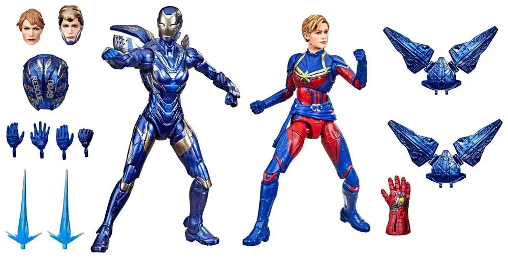 Avengers: Endgame Marvel Legends Figurka Akcji 2021 Captain Marvel & Rescue Armor 15 cm zdjęcie produktu