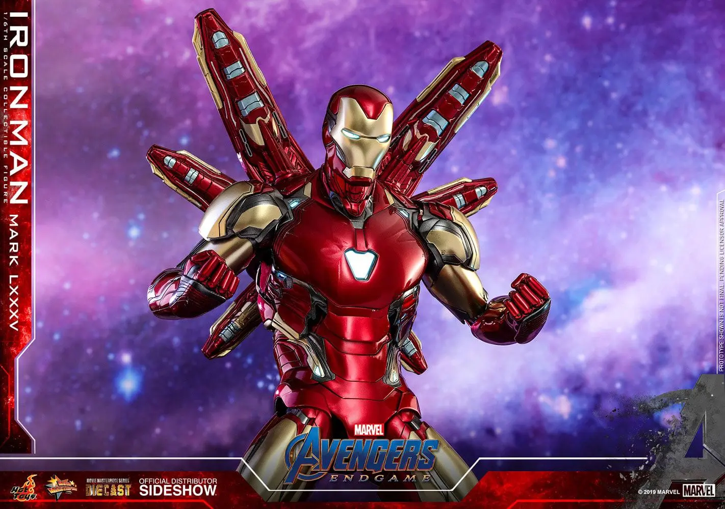 Avengers: Endgame Movie Masterpiece Series Diecast Figurka Akcji 1/6 Iron Man Mark LXXXV 32 cm zdjęcie produktu