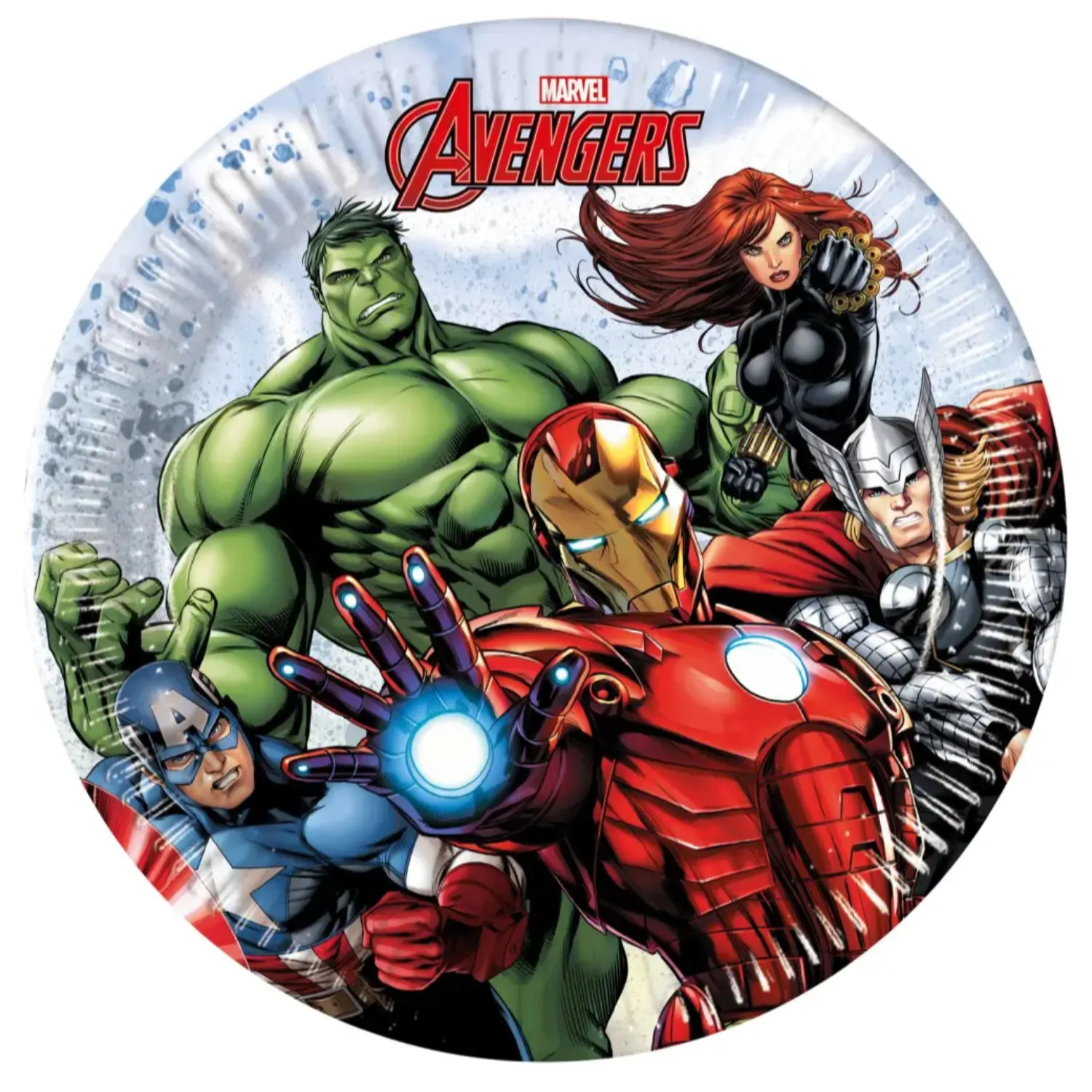 Avengers talerze papierowe 8 sztuk 20 cm zdjęcie produktu