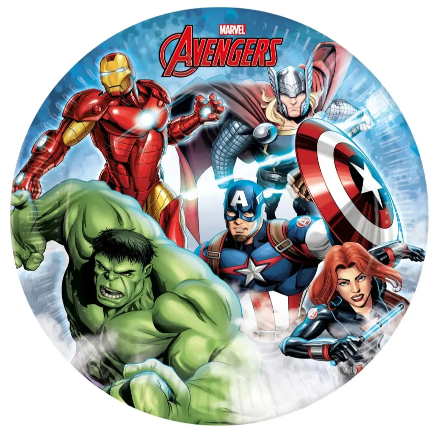 Avengers talerze papierowe 8 sztuk 23 cm zdjęcie produktu