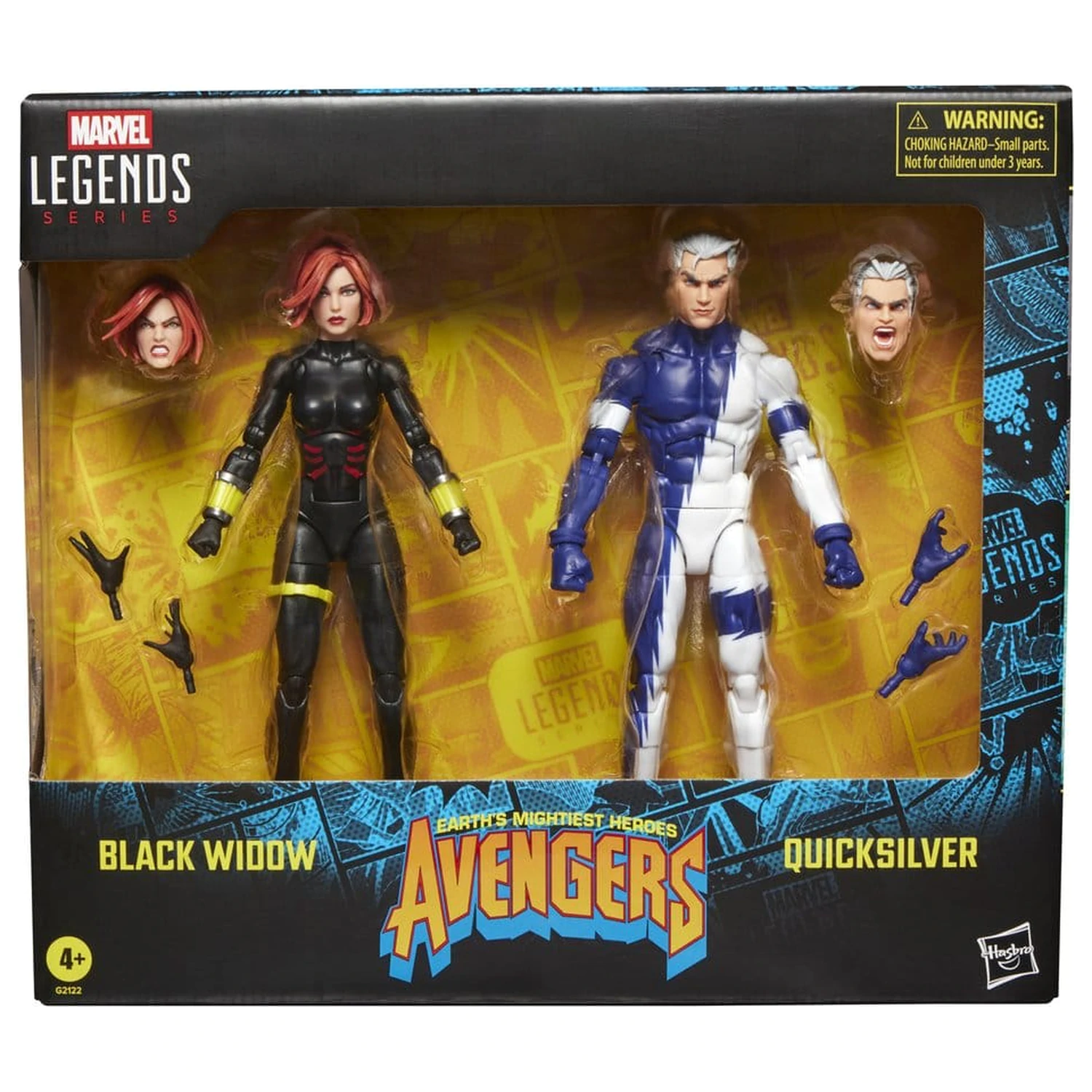 Avengers Marvel Legends Figurki Akcji Zestaw 2-pak Black Widow i Quicksilver 15 cm zdjęcie produktu