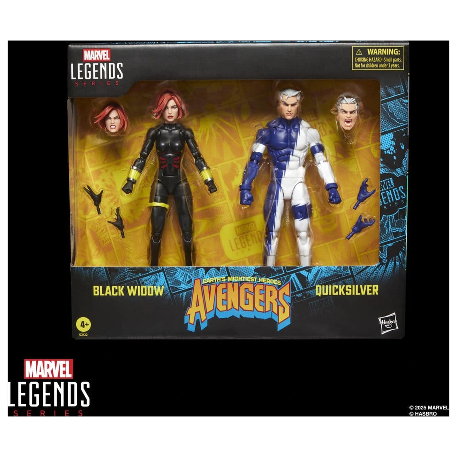 Avengers Marvel Legends Figurki Akcji Zestaw 2-pak Black Widow i Quicksilver 15 cm zdjęcie produktu