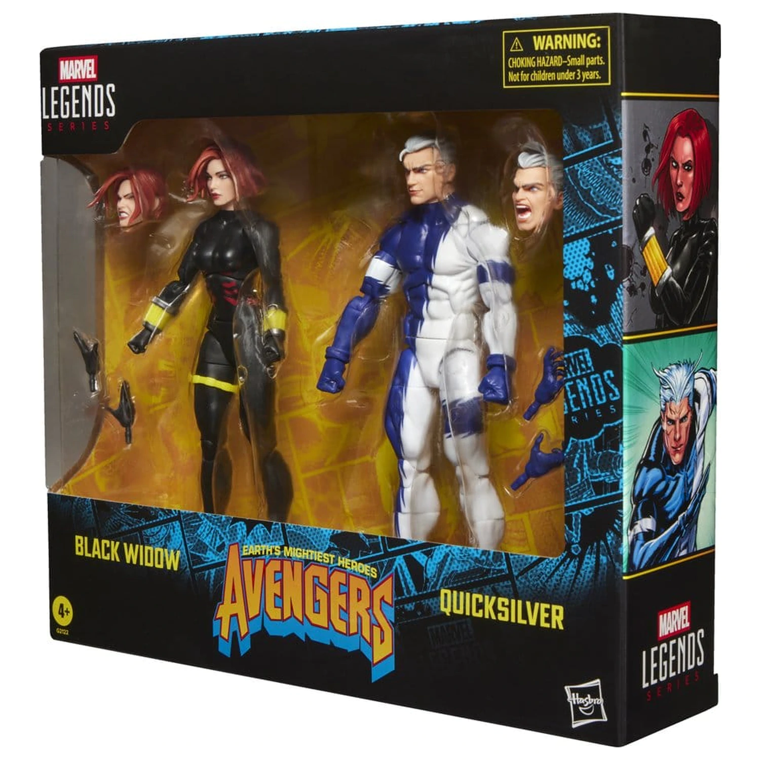 Avengers Marvel Legends Figurki Akcji Zestaw 2-pak Black Widow i Quicksilver 15 cm zdjęcie produktu