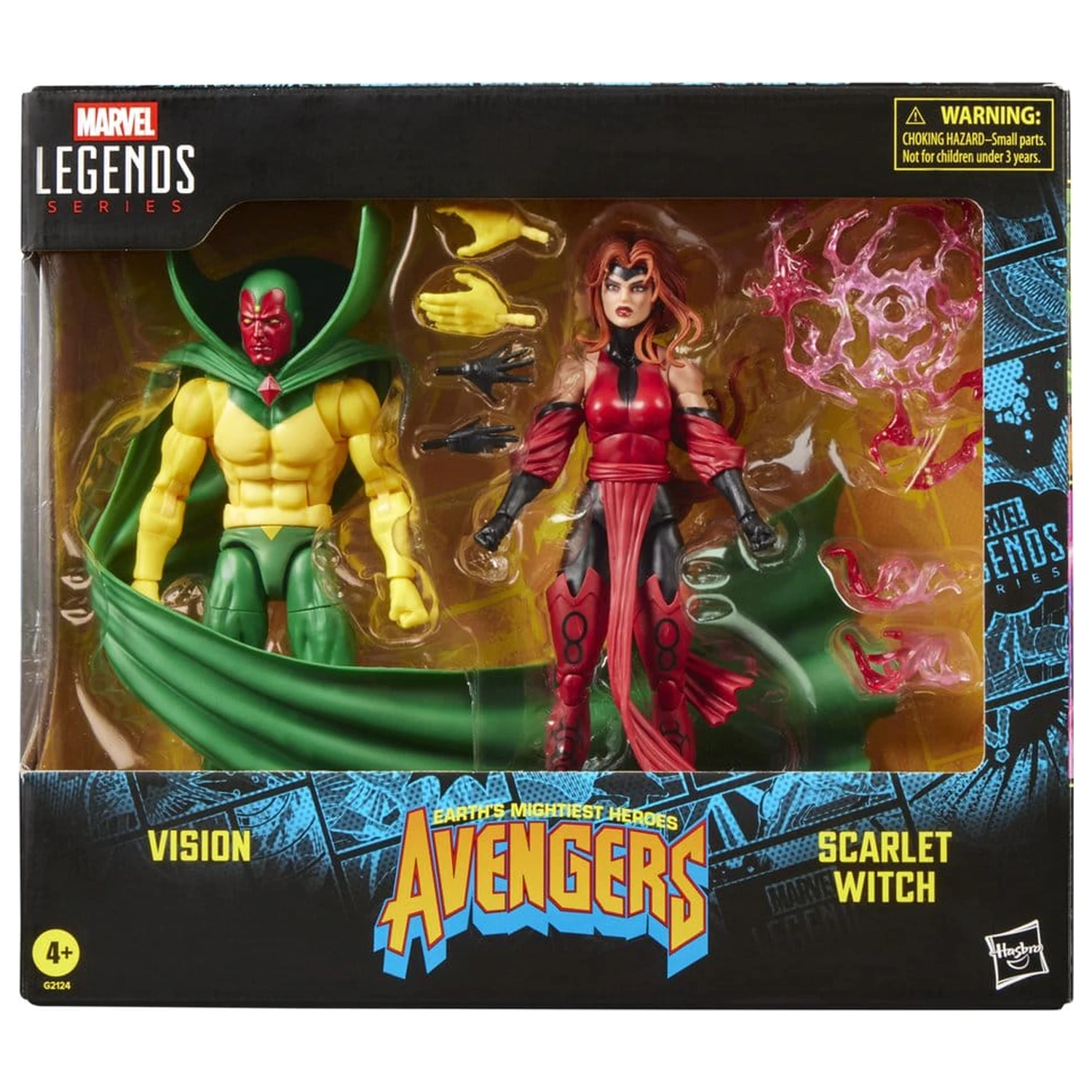 Avengers Marvel Legends figurka akcji 2-pak Vision i Scarlet Witch 15 cm zdjęcie produktu