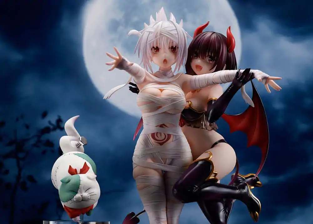Ayakashi Triangle PVC Statuetka Matsuri Kazamaki & Suzu Kanade & Shirogane 25 cm zdjęcie produktu