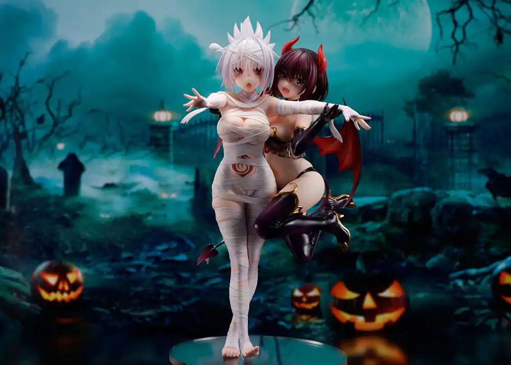 Ayakashi Triangle PVC Statuetka Matsuri Kazamaki & Suzu Kanade & Shirogane 25 cm zdjęcie produktu