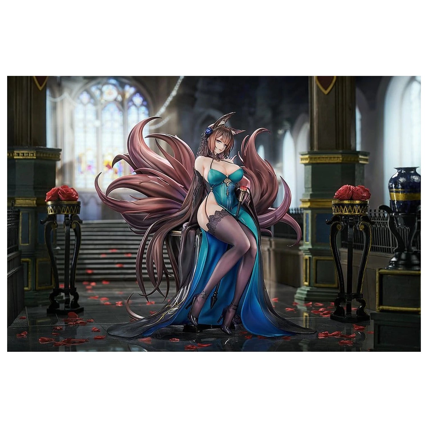 Azur Lane PVC Statua 1/7 Amagi: Throne of Fallen Petals Ver. 27 cm zdjęcie produktu