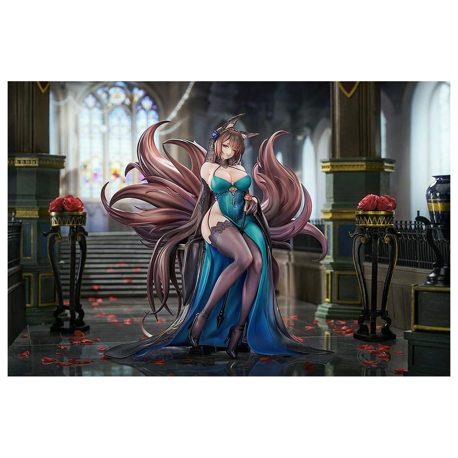 Azur Lane PVC Statua 1/7 Amagi: Throne of Fallen Petals Ver. 27 cm zdjęcie produktu