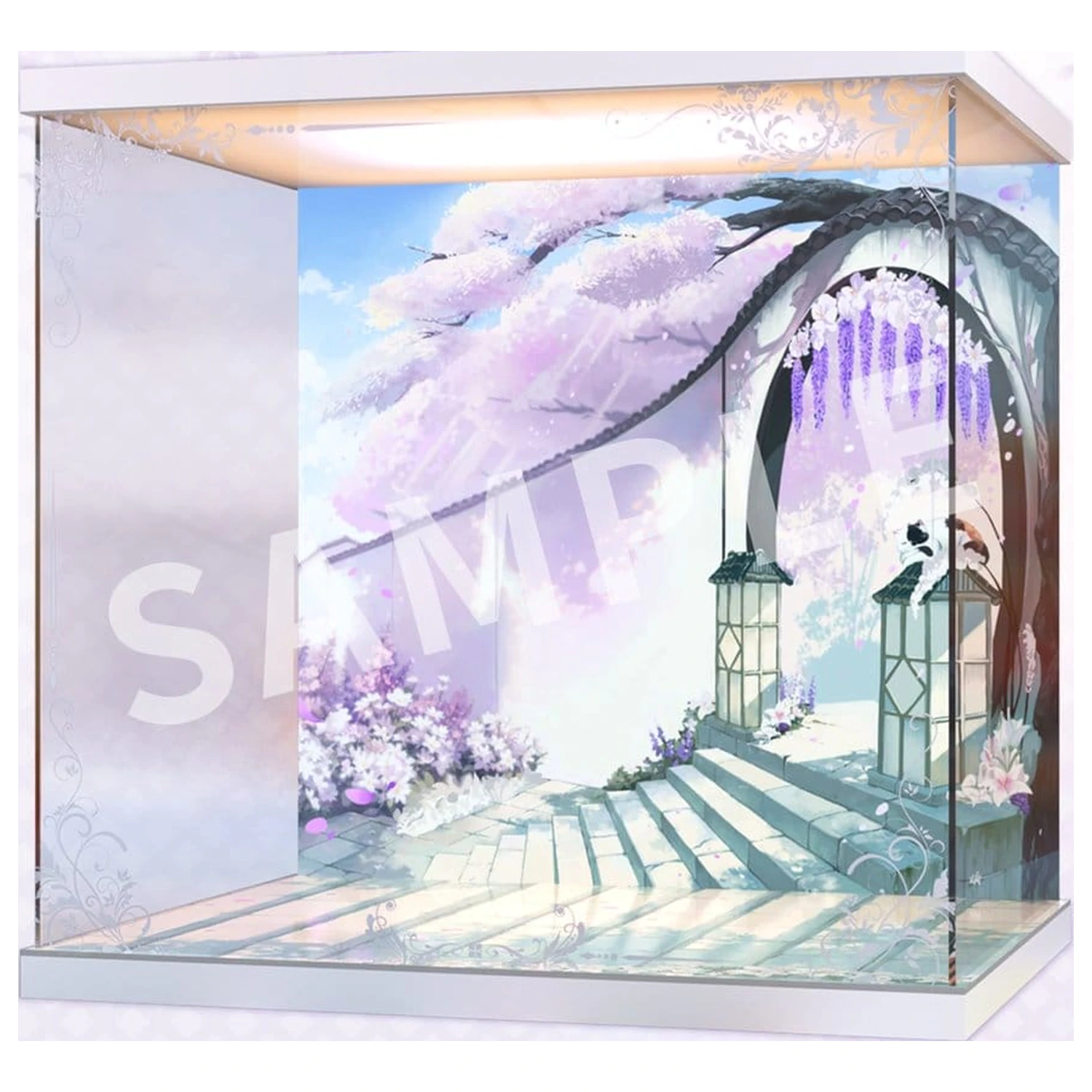 Azur Lane Akrylowa Witryna LED dla Musashi Purest Wisteria Ver. 47 x 37 x 46 cm zdjęcie produktu