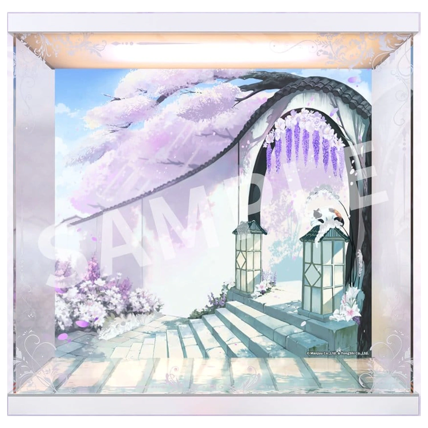 Azur Lane Akrylowa Witryna LED dla Musashi Purest Wisteria Ver. 47 x 37 x 46 cm zdjęcie produktu