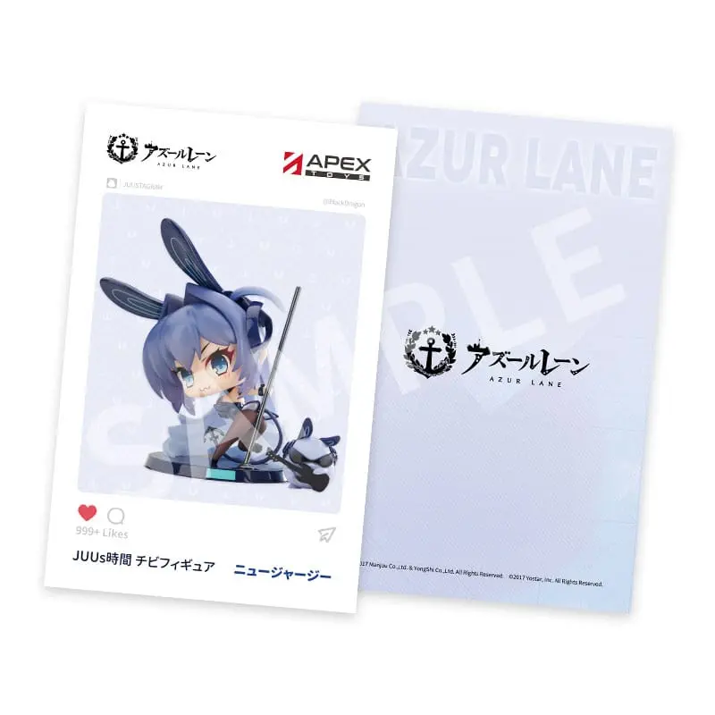 Azur Lane PVC Statuetka Deformed JUUs Time Chibi New Jersey 8 cm zdjęcie produktu