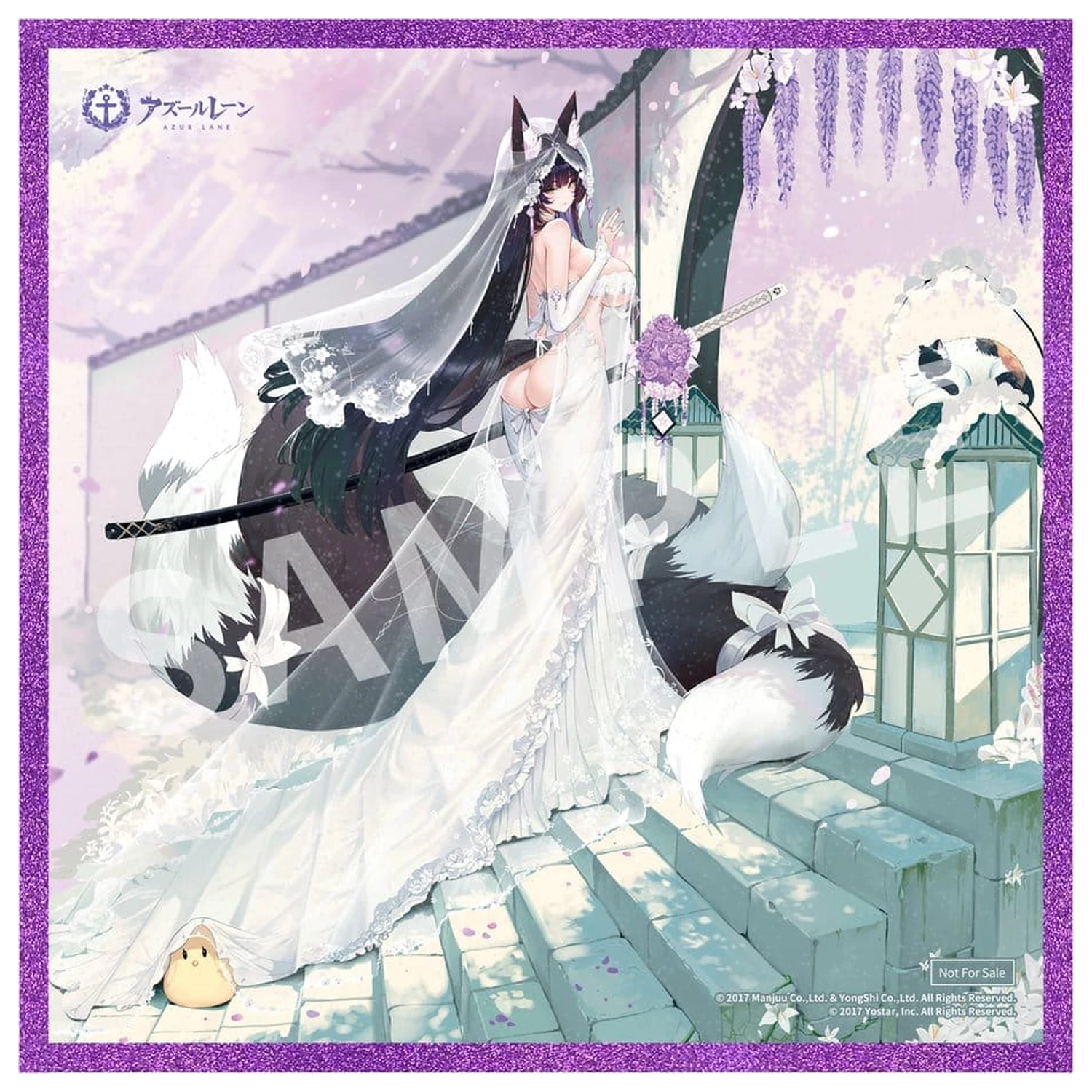 Azur Lane figurka PVC Musashi Purest Wisteria Ver. akrylowa edycja specjalna 36 cm zdjęcie produktu