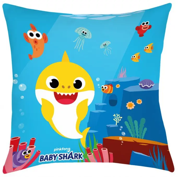 Baby Shark poduszka, poduszka dekoracyjna 40x40 cm zdjęcie produktu