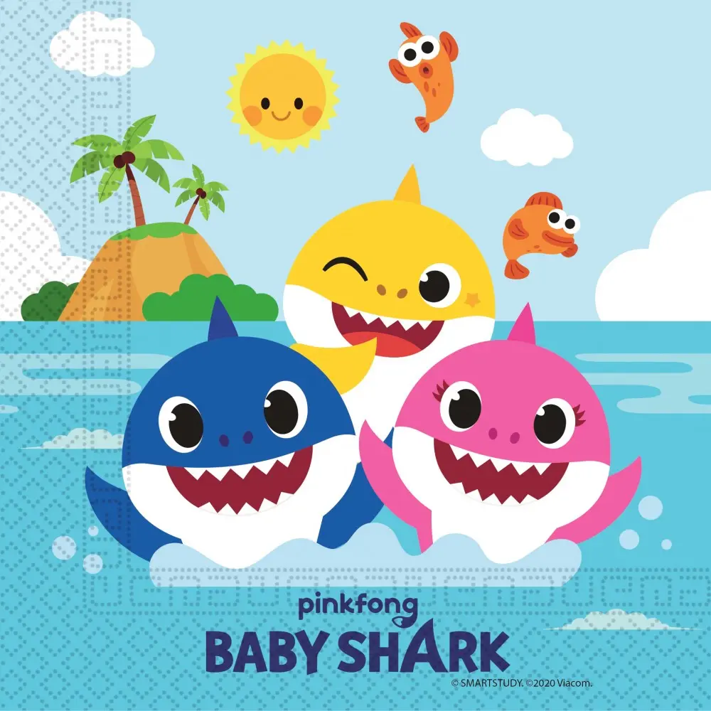 Baby Shark serwetki 20 szt. zdjęcie produktu
