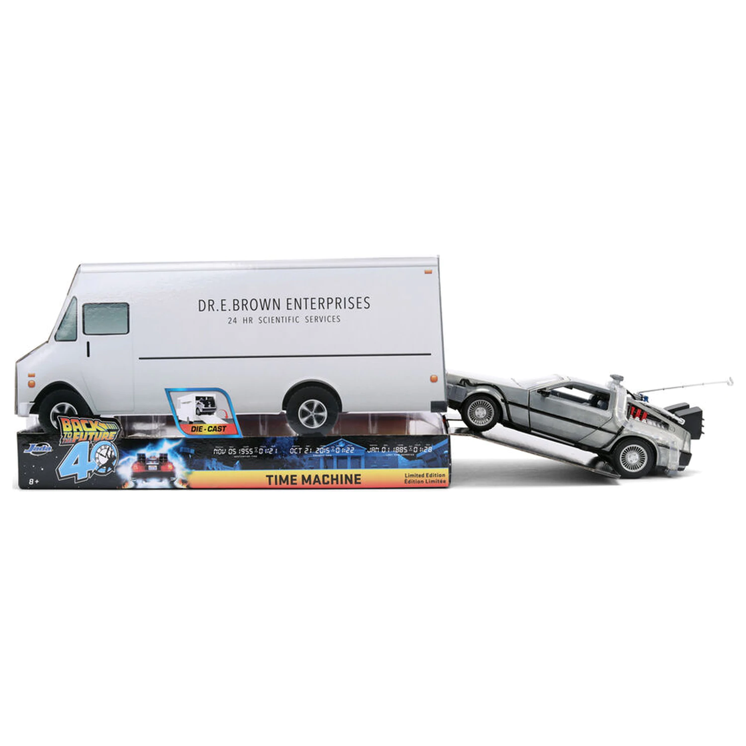 Powrót do Przyszłości 40. Rocznica Time Machine Hollywood Rides DeLorean replika zdjęcie produktu