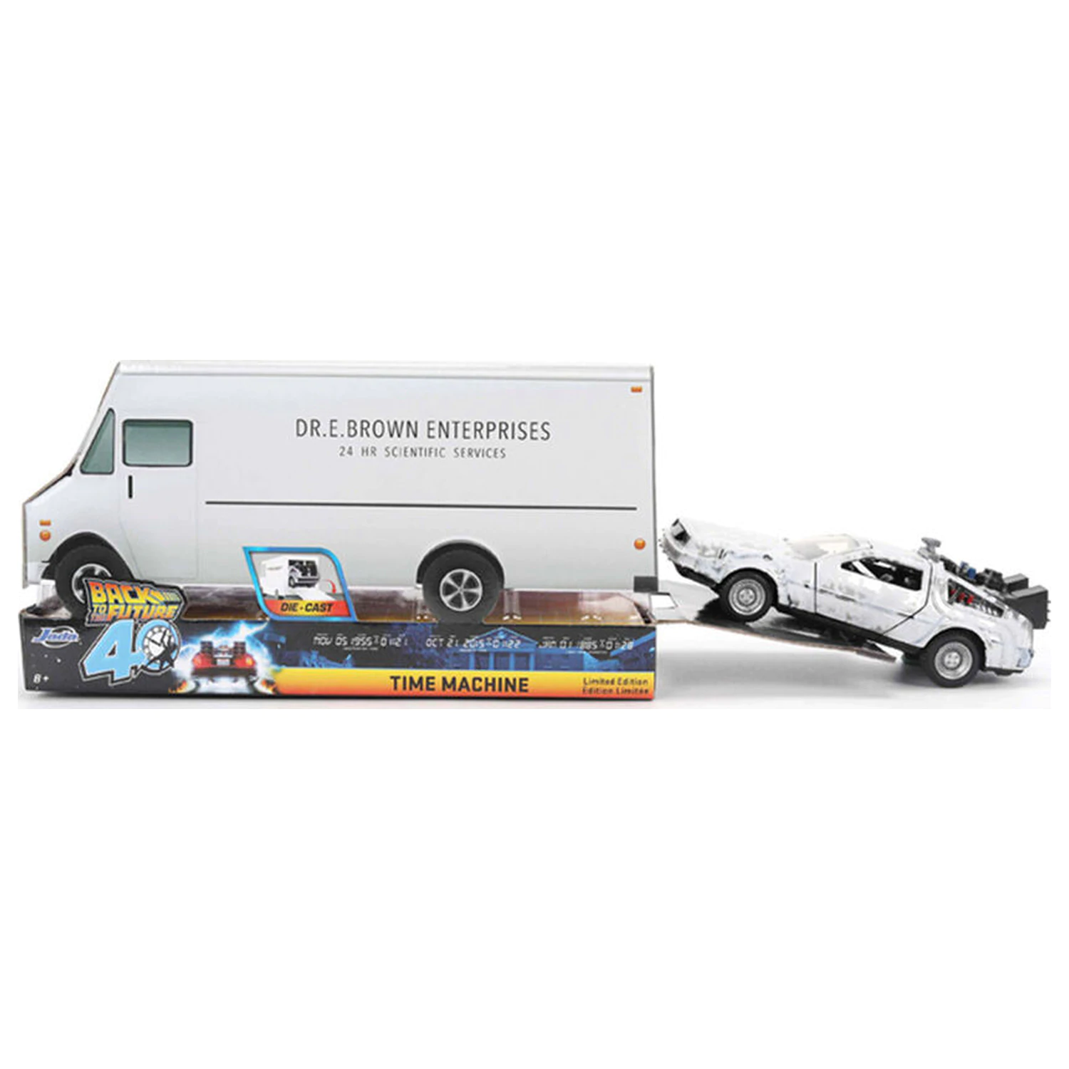 Back to the Future 40th Anniversary Time Machine Ice Effect DeLorean replika zdjęcie produktu