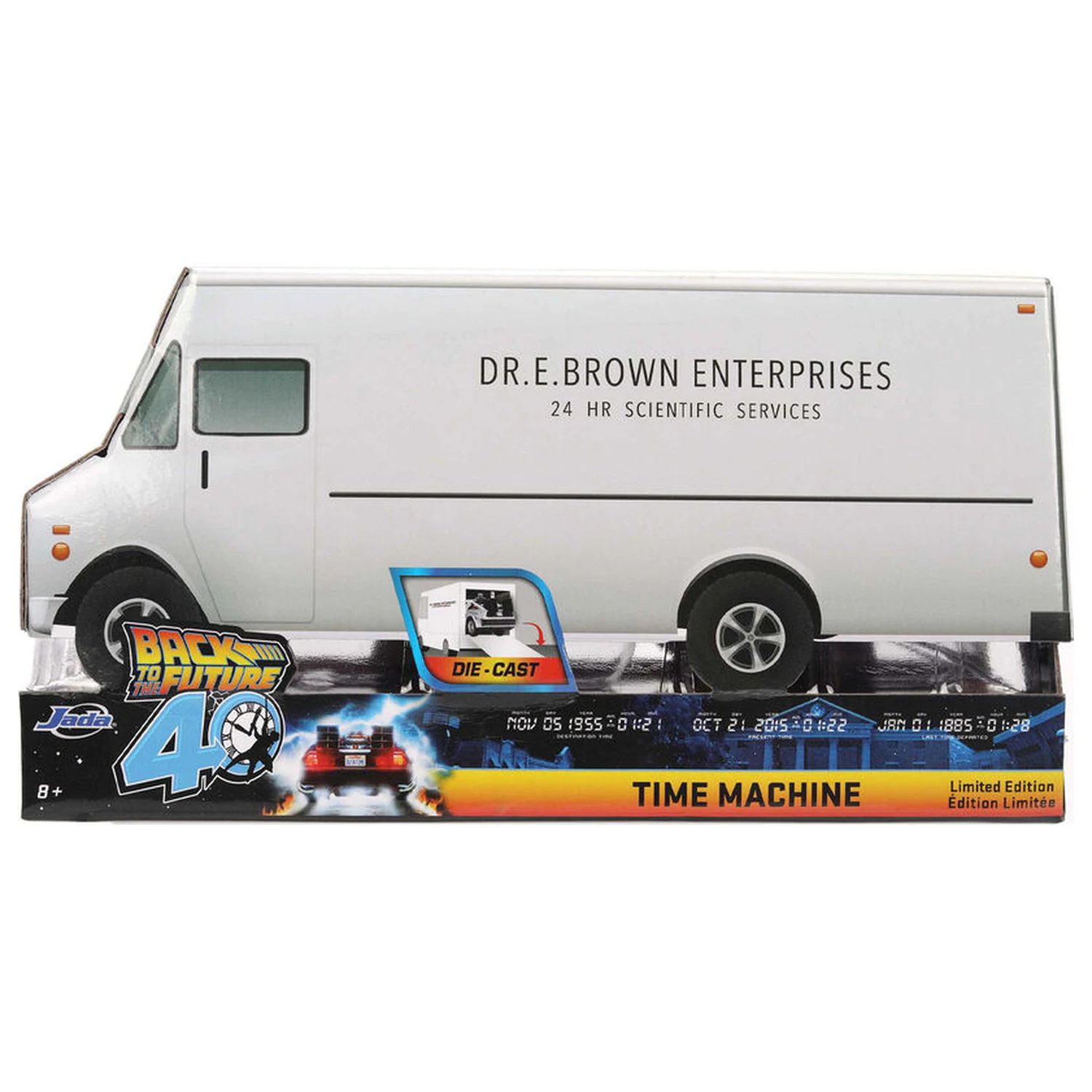 Back to the Future 40th Anniversary Time Machine Ice Effect DeLorean replika zdjęcie produktu