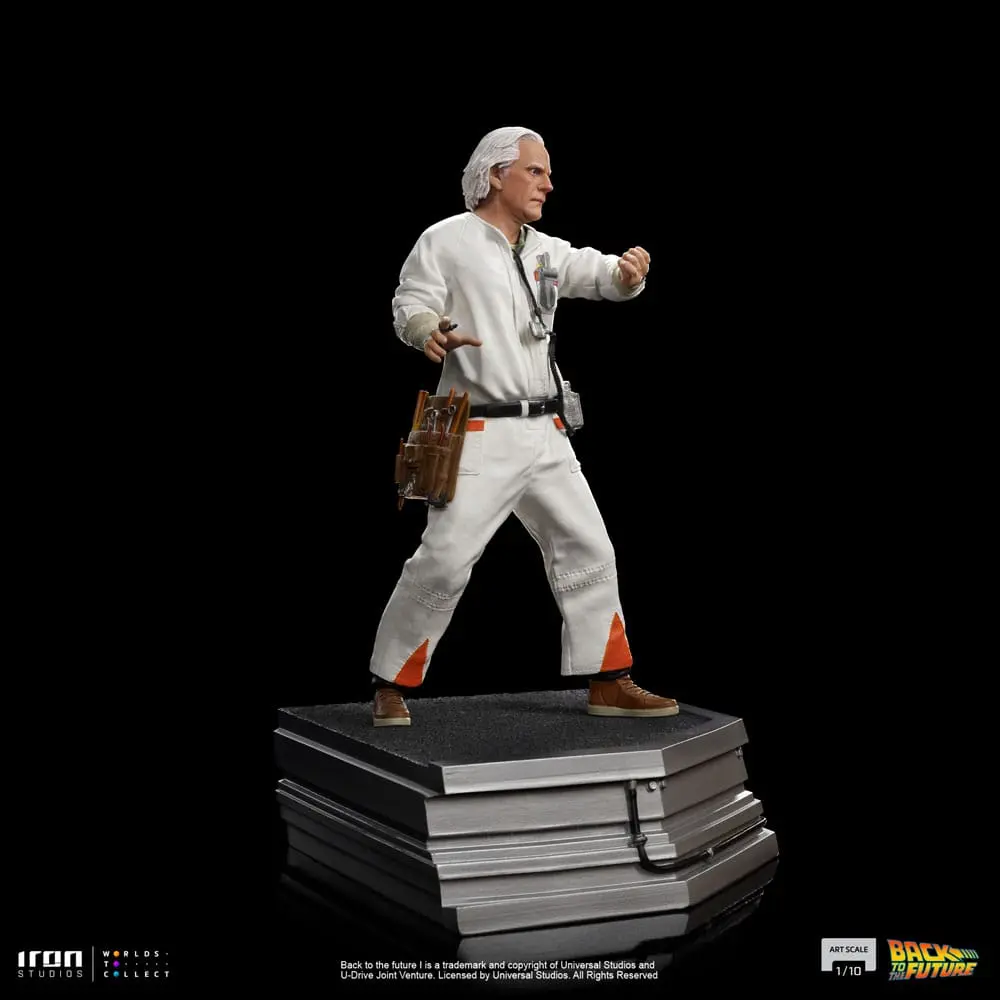 Back to the Future Art Scale Statuetka 1/10 Doc Brown 22 cm zdjęcie produktu