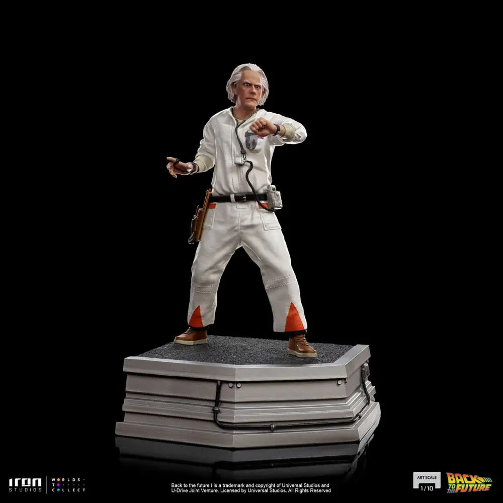 Back to the Future Art Scale Statuetka 1/10 Doc Brown 22 cm zdjęcie produktu