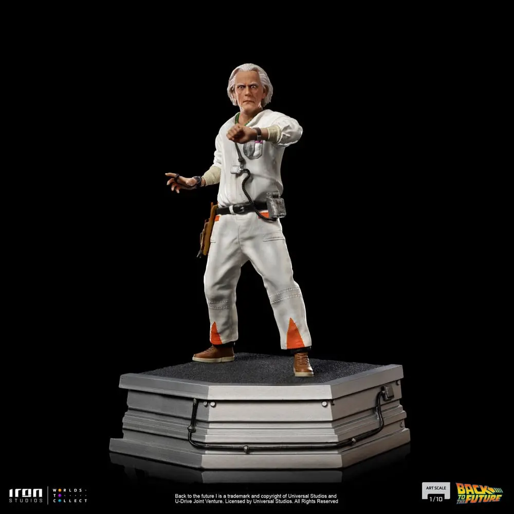 Back to the Future Art Scale Statuetka 1/10 Doc Brown 22 cm zdjęcie produktu