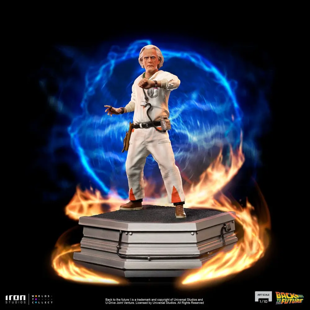 Back to the Future Art Scale Statuetka 1/10 Doc Brown 22 cm zdjęcie produktu