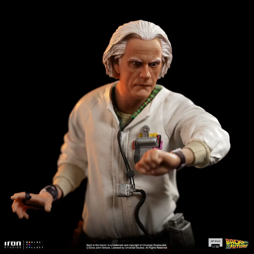 Back to the Future Art Scale Statuetka 1/10 Doc Brown 22 cm zdjęcie produktu