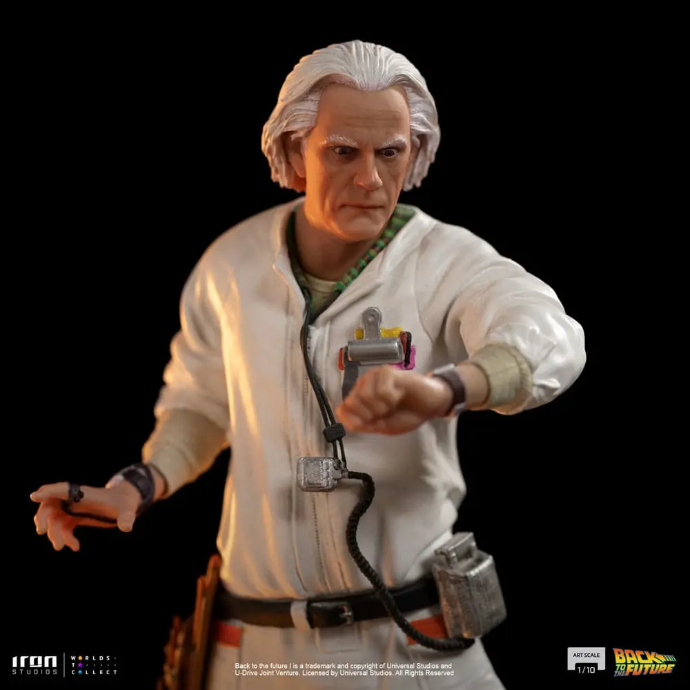 Back to the Future Art Scale Statuetka 1/10 Doc Brown 22 cm zdjęcie produktu