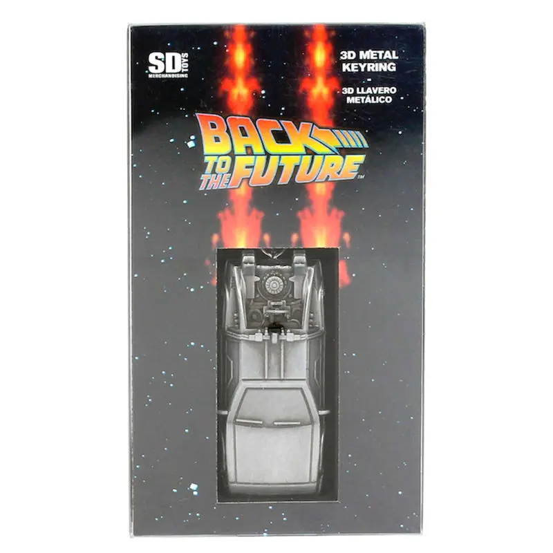 Back to the Future Metalowy Brelok DeLorean 7 cm zdjęcie produktu