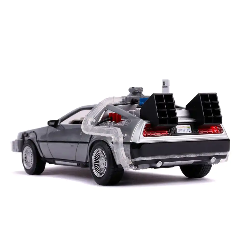 Powrót do przyszłości 2 Diecast Model 1/24 Wehikuł Czasu Model 2 zdjęcie produktu