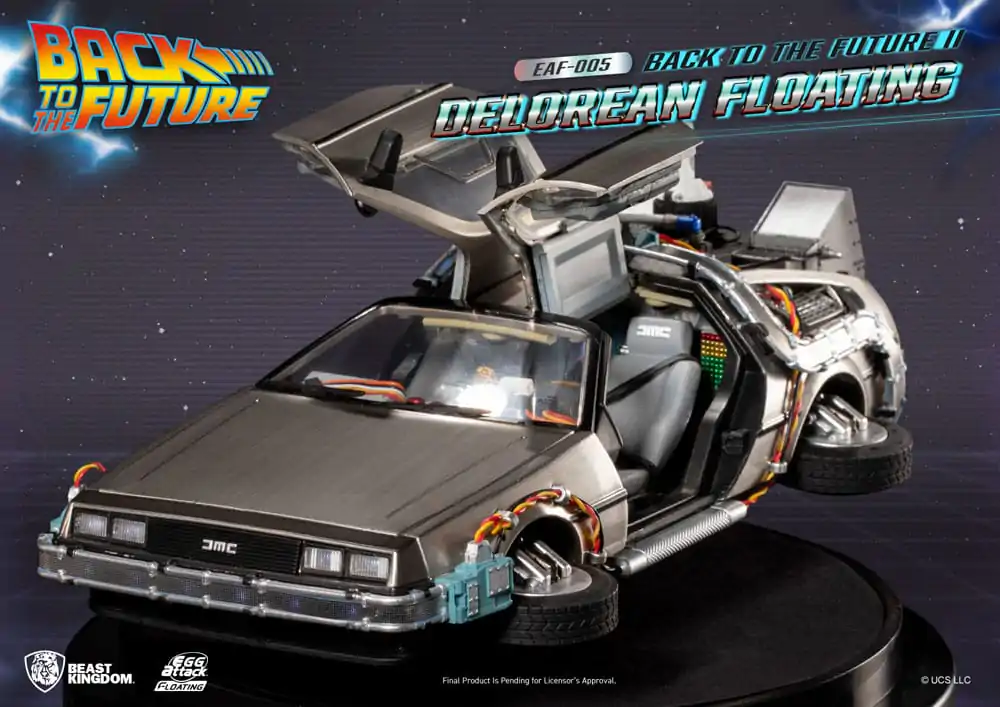 Back to the Future Egg Attack Pływająca Statua Powrót do Przyszłości II DeLorean Standard Version 20 cm zdjęcie produktu