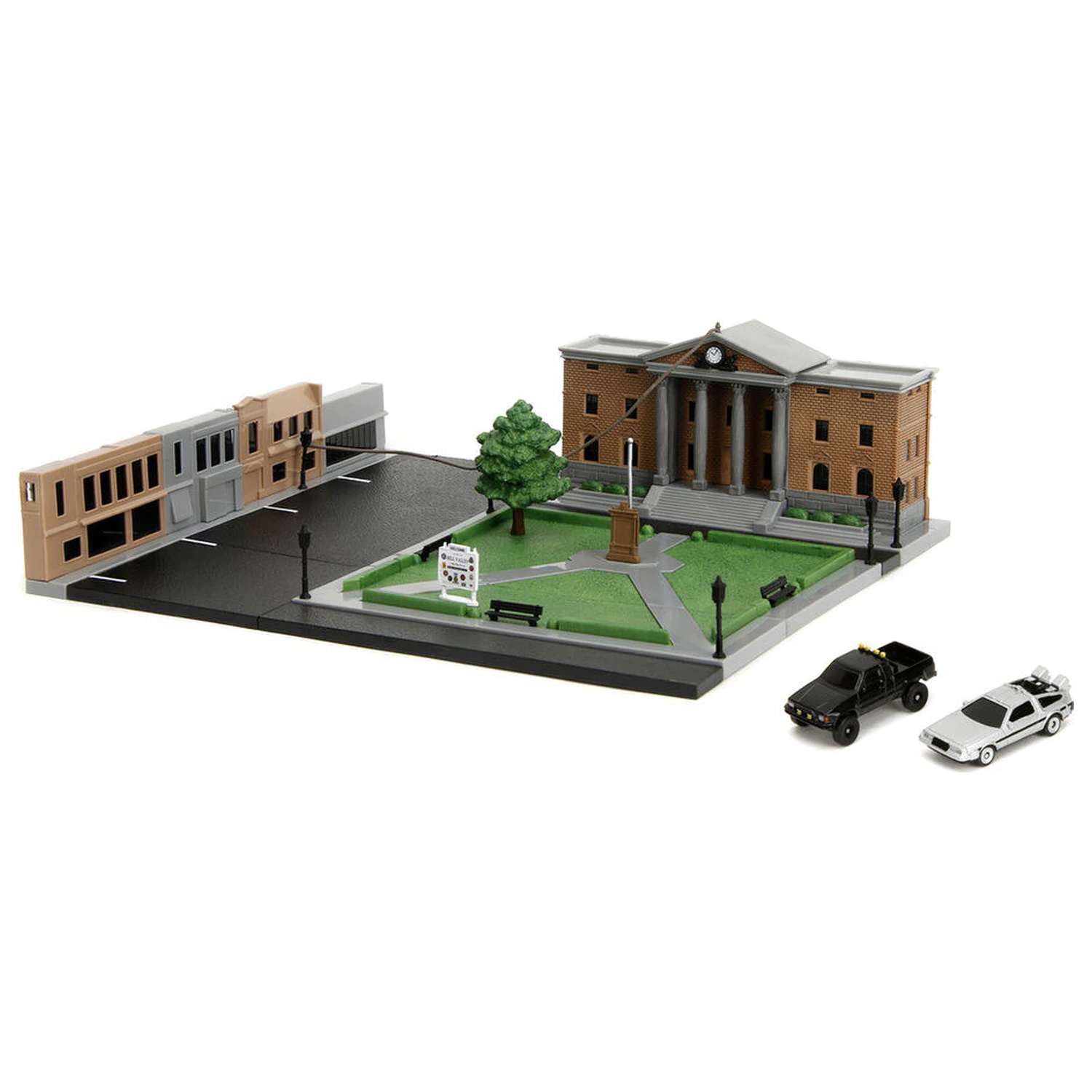 Back To The Future Hill Valley Court Square diorama replika zdjęcie produktu