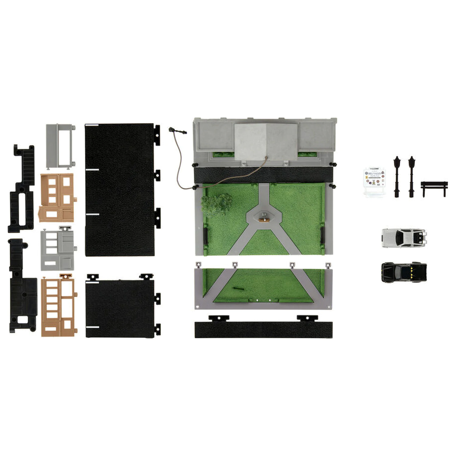 Back To The Future Hill Valley Court Square diorama replika zdjęcie produktu