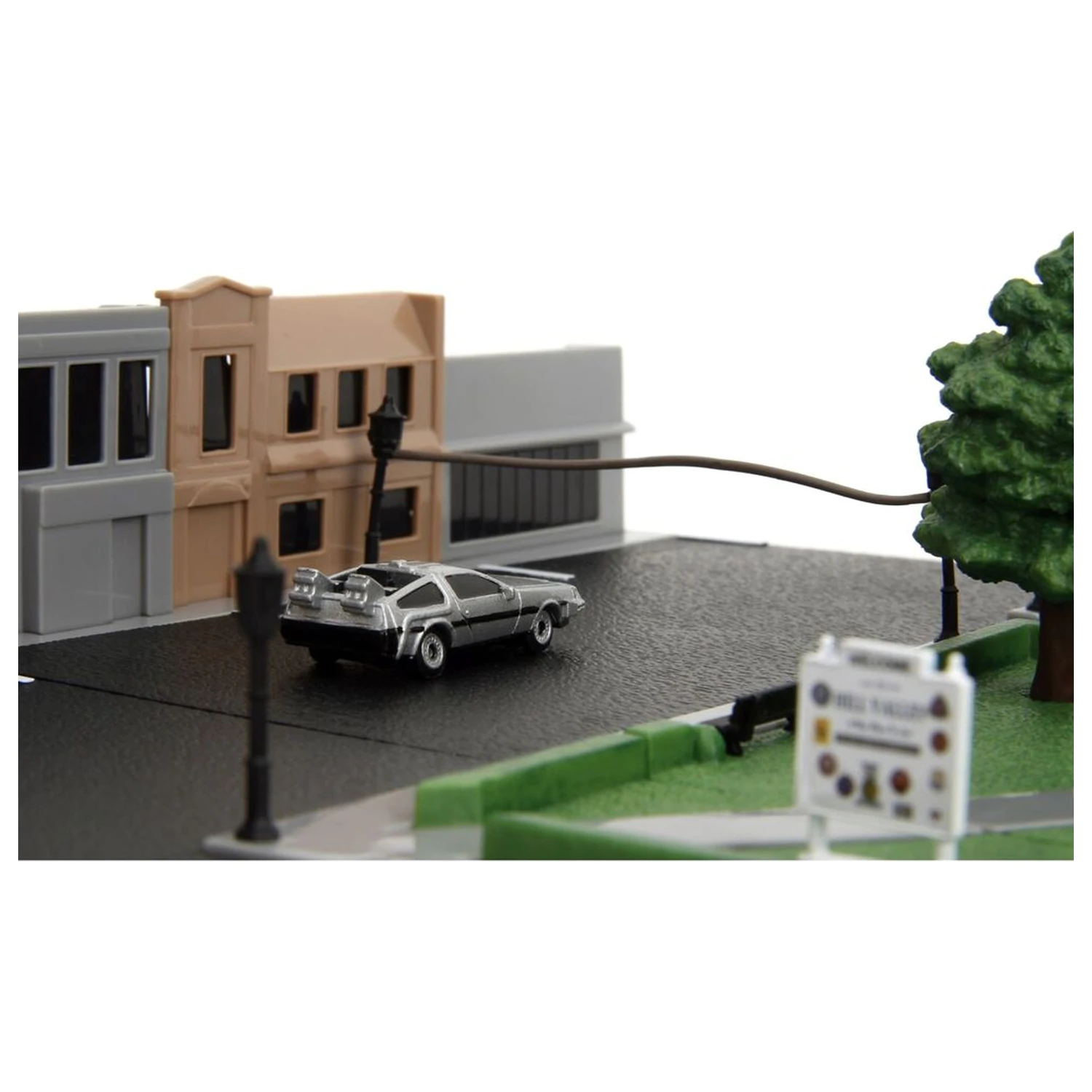 Back To The Future Hill Valley Courthouse Square diorama replika zdjęcie produktu